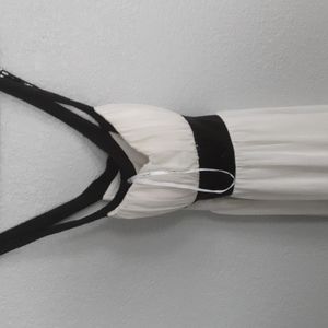 Speechless long black and white dress